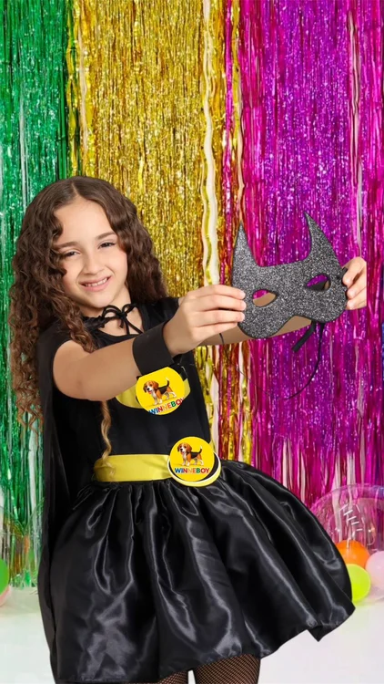 Fantasia Menina Morcego