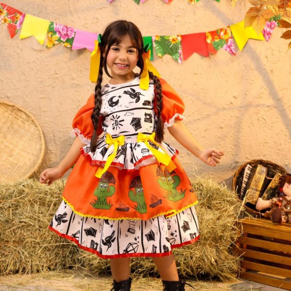 Matutinha Cordel- Vestido Junino Premium