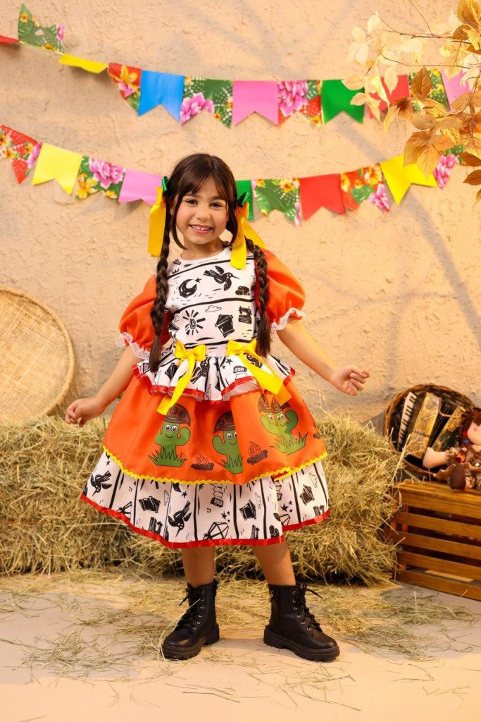 Matutinha Cordel- Vestido Junino Premium